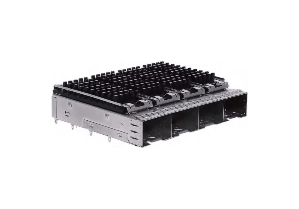 SFP28 CAGE 1 * 4 welded/crimped heat sink