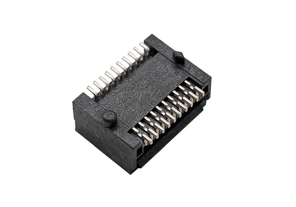 Single layer fiber optic connector SFP28 25G 20PIN connector