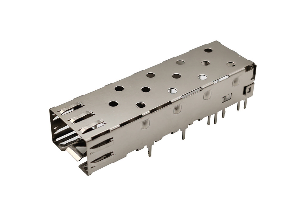 Single layer SFP SG fiber cage welding type 1 * 1 single port without small feet in the middle