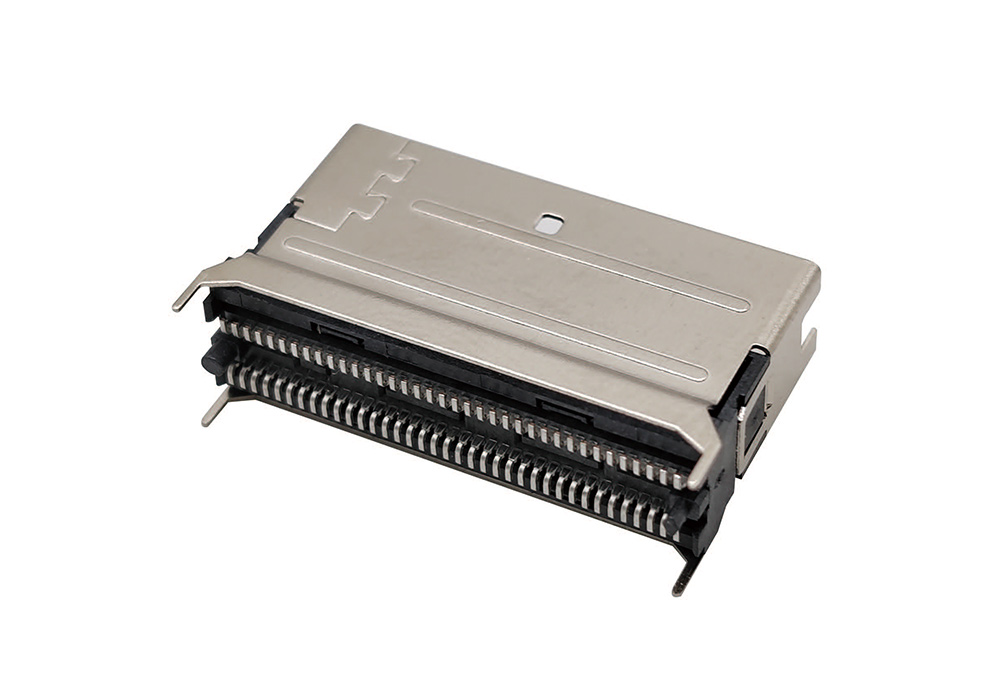 SlimSAS 8X 180 degree SMT connector