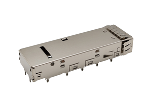 Single layer QSFP14 14G fiber cage crimping type 1 * 1 single port