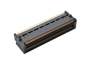 Single layer CFP2 200G connector with 104PIN